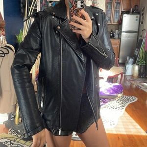 ZARA Leather Jacket - Size M